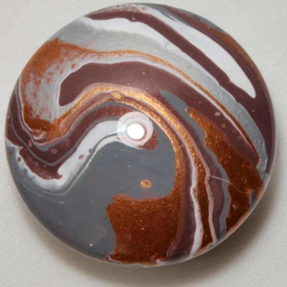 Hand Crafted Wood Resin Knobs Decorative Cabinet Door Kitchen Dresser Antique